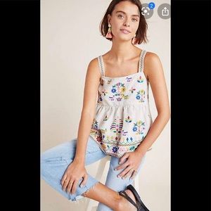 Anthropologie Payal Pratap Ainsley tank top xs